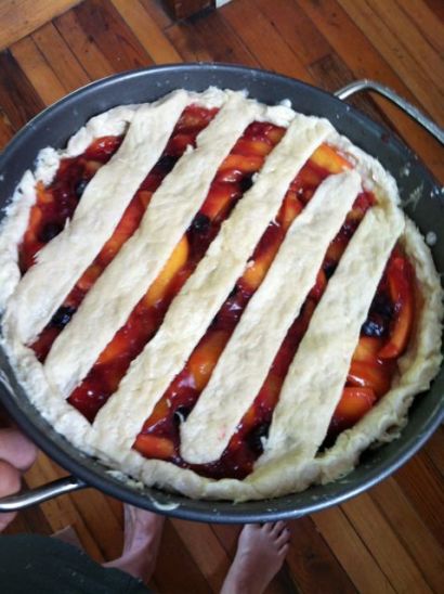 Jail pie before the oven